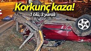 Antalya'da trafik kazası: 1 ölü, 3 yaralı!