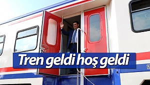 Antalya'ya raydan önce tren geldi
