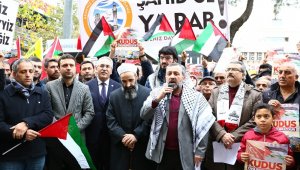 Antalya'da ABD'nin Kudüs kararı protesto edildi