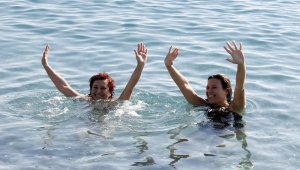 Antalya'dan kışa inat görüntüler (VİDEOLU)