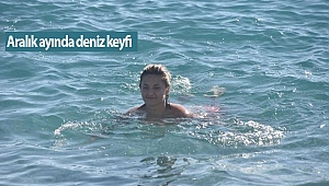 Aralık ayında deniz keyfi
