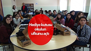 Bir hediye kutusu bir okulun ufkunu açtı  (videolu)