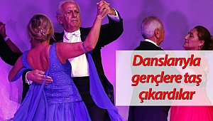 Danslarıyla gençlere taş çıkardılar