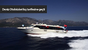  Deniz Otobüsleri kış tarifesine geçti