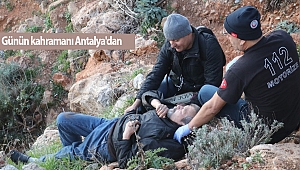 Günün kahramanı Antalya'dan (videolu)