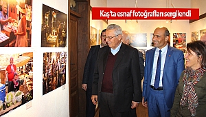 Kaş'ta esnaf fotoğrafları sergilendi 
