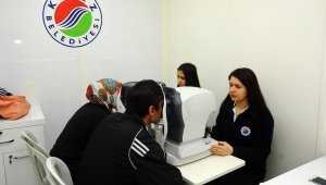 Kepez'de tam donanımlı göz muayenesi