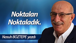 Noktaları Noktaladık.