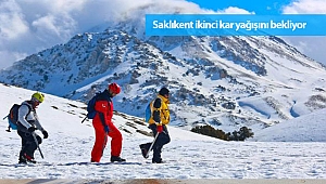 Saklıkent ikinci kar yağışını bekliyor