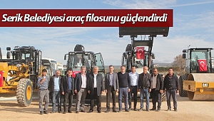 Serik Belediyesi araç filosunu güçlendirdi