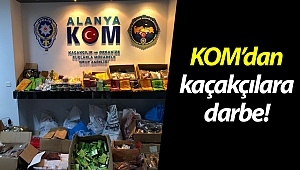 Alanya'da 1 ton 307 kilo kaçak nargile tütünü ele geçirildi!