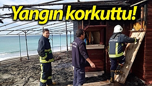 Alanya'da büfe yangını korkuttu!
