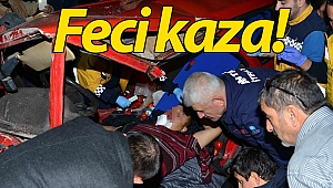 Antalya'da feci kaza: 1 ölü, 2'si ağır 6 yaralı! (Videolu)