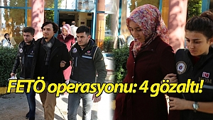 Antalya'da FETÖ operasyonu: 4 gözaltı!