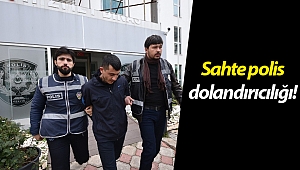 Antalya'da sahte polis dolandırıcılığı!