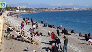 Antalya denize döküldü