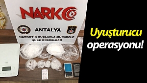 Antalyada uyuşturucu operasyonu: 2 gözaltı!