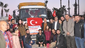 Antalya'dan Afrin'deki Mehmetçiklere 1 kamyon portakal