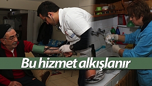 Büyükşehir Belediyesi hastalara evinde bakıyor 