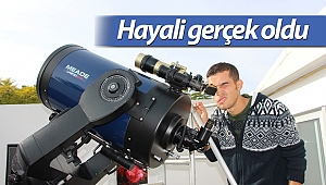 Engelli gencin hayali gerçek oldu (Videolu)