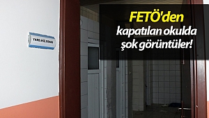 FETÖ'den kapatılan okulda tuvalet arkasında gizli toplantı salonu bulundu! (Videolu)