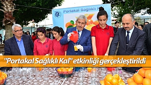 Gazlı içecek içmek yerine portakal sıkıp ikram ettiler