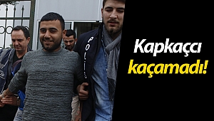 Gülen kapkaçcı kaçamadı!