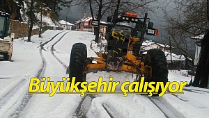 Karla kapanan Gedevet yolu açıldı