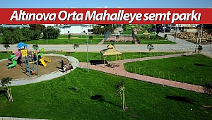 Kepez'den Altınova Orta Mahalleye semt parkı
