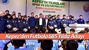 Kepez'den Futbola 685 Yıldız Adayı