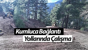 Kumluca bağlantı yollarında çalışma