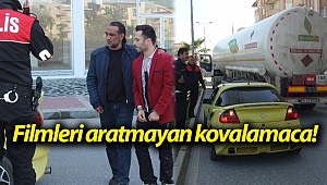 Manavgat'ta filmleri aratmayan kovalamaca! (Videolu)