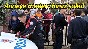 Oğlunu uyutup alt komşuya misafirliğe giden anneye 'modern hırsız' şoku! (Videolu)