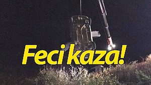 Otomobil uçuruma yuvarlandı: 1 ölü, 1 yaralı!