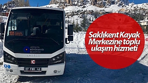 Saklıkent Kayak Merkezine toplu ulaşım hizmeti