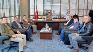 Kaan Osman Sarıoğlu, Kumluca Ticaret ve Sanayi Odası'nı ziyaret etti