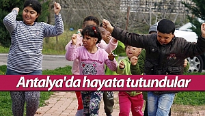 Savaşın yaktığı minik bedenler Antalya'da hayata tutundu