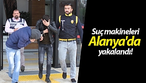 Suç makineleri Alanya'da yakalandı!