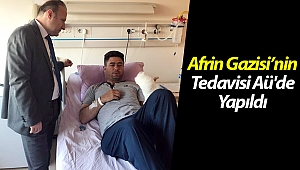 Afrin gazisi yüzbaşının tedavisi AÜ'de yapıldı