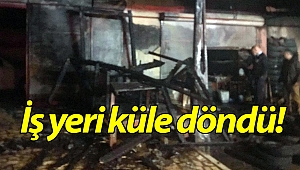 Alanya'da iş yeri yangını korkuttu!