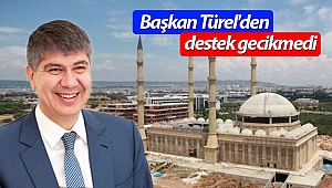 Başkan Türel'den Üniversite Camisine destek