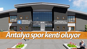 Büyükşehir Konyaaltı'na Kapalı spor salonu yapıyor