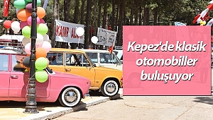 Kepez'de klasik otomobiller buluşuyor
