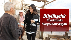 Kumluca'da 640 aileye sosyal kart