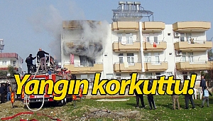 Manavgat'ta korkutan ev yangını!
