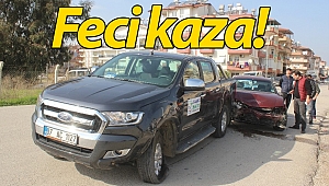 Manavgat'ta trafik kazası: 1 yaralı!