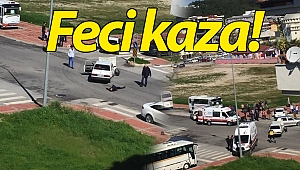 Manavgat'ta trafik kazası: 3 yaralı!