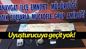 Manavgat'ta uyuşturucu operasyonu!