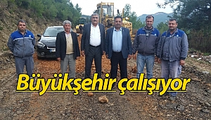Manavgat Yaylaalan yolu asfalta hazırlanıyor