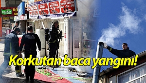 Mangal evinde çıkan baca yangını korkuttu!